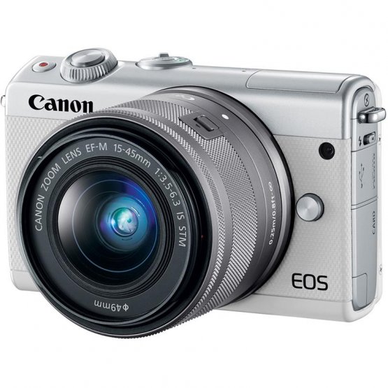 Цифр. фотокамера Canon EOS M100 + 15-45 IS STM Kit White