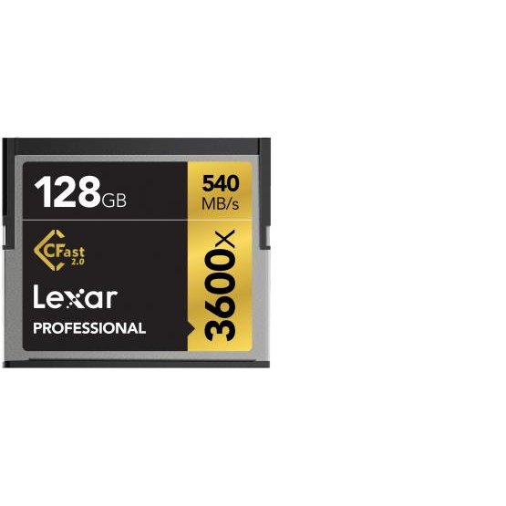 Карта памяти Lexar CFast 128GB 3600X Professional